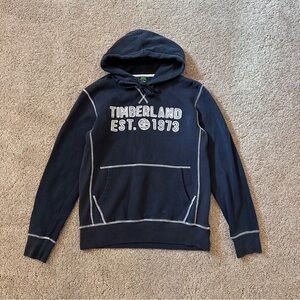 Timberland Men’s Navy Hoodie Sweatshirt
